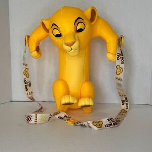 Disney Parks Lion King Baby Simba Popcorn Bucket w/ Strap Animal Kingdom